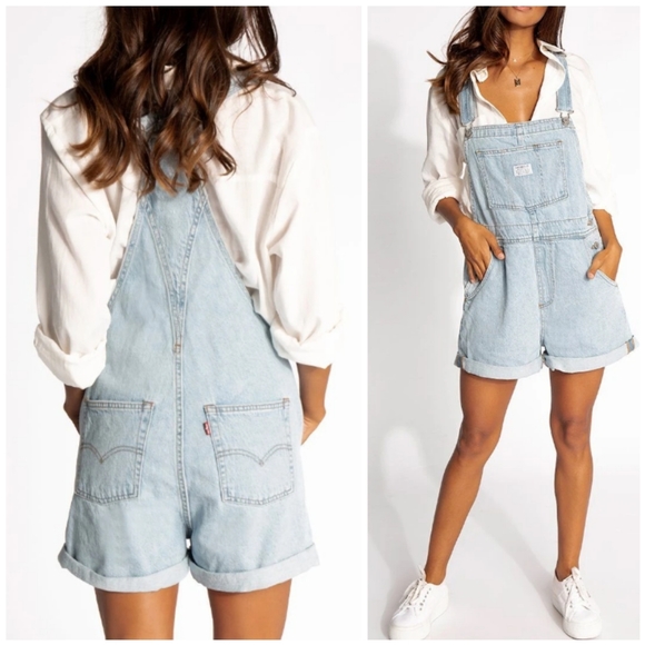 NEW Levi's Vintage Look Shortalls - Picture 5 of 8